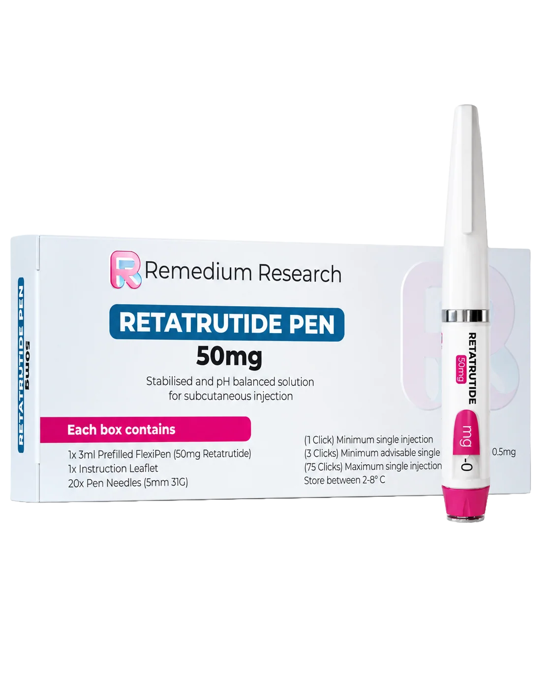 Remedium research Retatrutide 50mg Pen